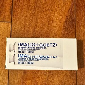 Malin and Goetz cleanser and moisturizer